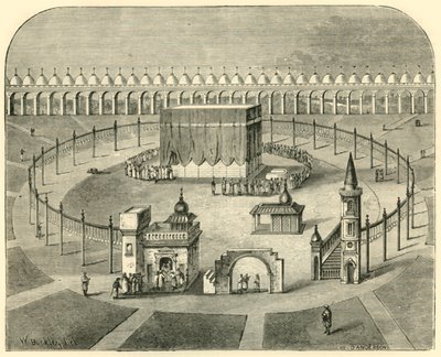 A Kaaba, Meca, 1890. de Unbekannt