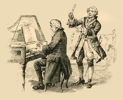 O rei exclamou repetidamente: Apenas um Bach! Apenas um Bach! 1907. de Unbekannt
