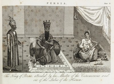 O Rei da Pérsia, c 1810-1829 de Unbekannt