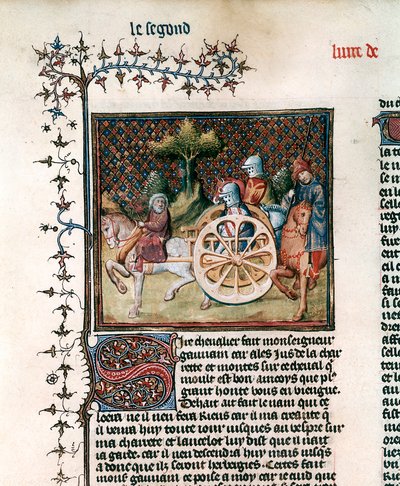 O Cavaleiro do Carro Sir Lancelot, 1344 de Unbekannt