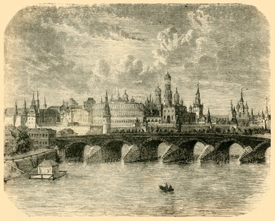 O Kremlin, Moscou, 1890. de Unbekannt