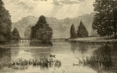 O lago, Blenheim, 1898. de Unbekannt