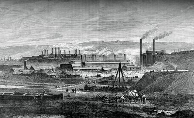 As siderúrgicas Landore Siemens, c1880 de Unbekannt
