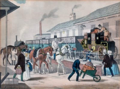 O último dos treinadores, c1840 de Unbekannt