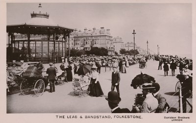 The Leas & Coreto, Folkestone, final do século XIX e início do século XX de Unbekannt