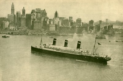 O Leviatã em Nova York, c1930. de Unbekannt