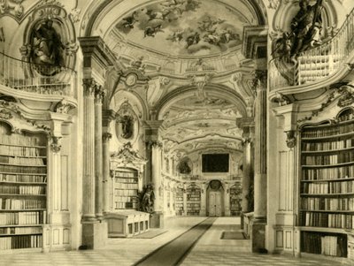 A Biblioteca, Admont Abbey, Áustria, c1935. de Unbekannt