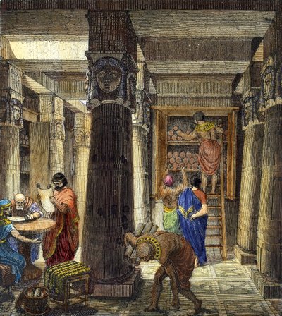 A Biblioteca de Alexandria, 1876 de Unbekannt