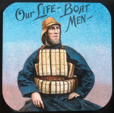 Os homens do barco salva-vidas, c1900. de Unbekannt