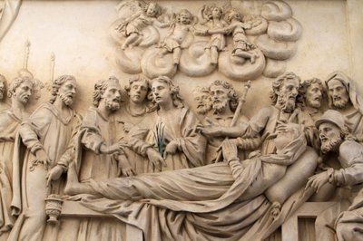 A Vida da Virgem, A Casa da Virgem, Santa Casa, Réplica da Casa Santa, Igreja de Nossa Senhora de Loreto, Praga, República Checa de Unbekannt