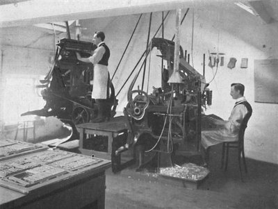 Os Linotipos, 1916 de Unbekannt