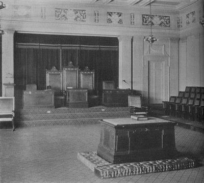 The Lodge Room, mostrando friso decorativo, Templo Maçônico, Birmingham, Alabama, 1924 de Unbekannt