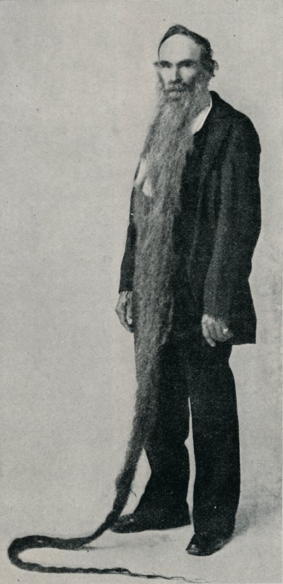 A barba mais longa já registrada, 1896, 1910 de Unbekannt