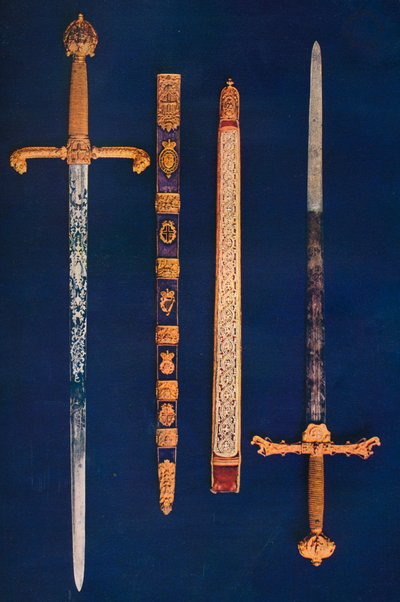 Os Lord Mayors Espada de Estado e Pearl Sword, 1916 de Unbekannt