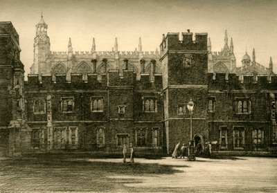 A escola mais baixa e a câmara longa, 1911. de Unbekannt