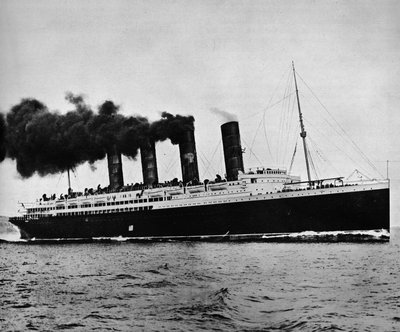 O Lusitania a toda velocidade, 1915 de Unbekannt