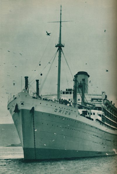 A Majestade de um Grande Navio - O Órion ancorado, 1937 de Unbekannt