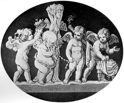 O casamento de Cupido e Psique, 1797 de Unbekannt