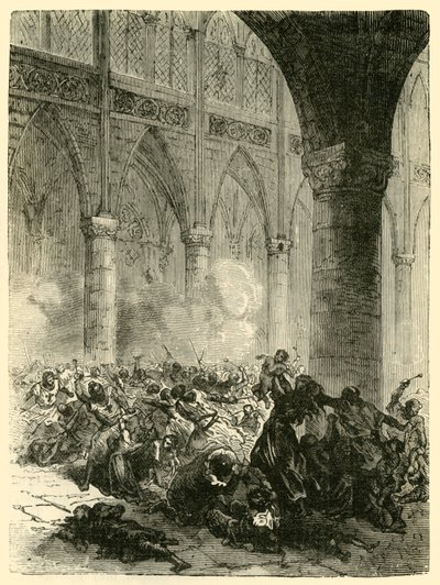 O Massacre de Beziers, 1209, 1890. de Unbekannt