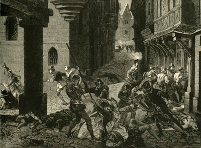 O Massacre de São Bartolomeu, 1572, 1890. de Unbekannt
