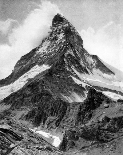 O Matterhorn, os Alpes, século XX de Unbekannt