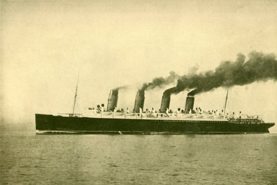 Linha Mauretania Cunard, 30.696 toneladas, c1930. de Unbekannt