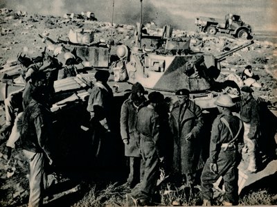 A reunião em El Duda. Em 26 de novembro, a guarnição de Tobruk tomou El Duda, 1941 1944 de Unbekannt