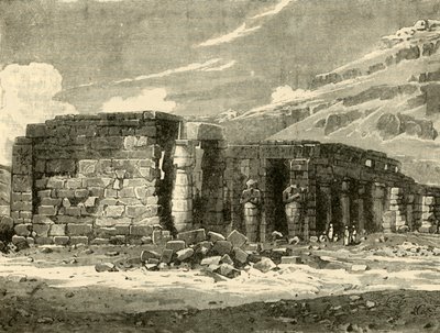 O Memnonium em Tebas, 1890. de Unbekannt