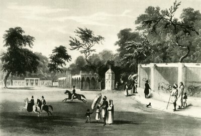O zoológico no parque Barrackpore, 1820, 1925. de Unbekannt