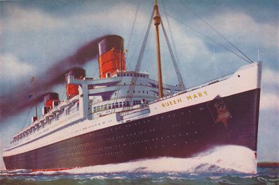 O poderoso recordista do Atlântico, o Queen Mary, 1937 de Unbekannt