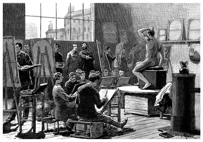O Modelo, 1882 de Unbekannt