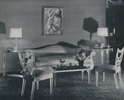 A moderna sala de estar, 1942. de Unbekannt