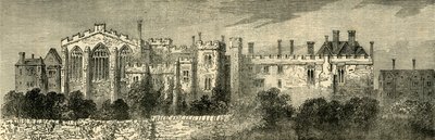O mosteiro de São João de Jerusalém, Clerkenwell - vista geral do sudeste, c1872. de Unbekannt