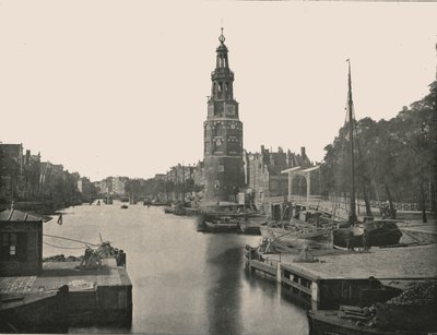 O Montelbaanstoren, Amsterdã, Holanda, 1895. de Unbekannt