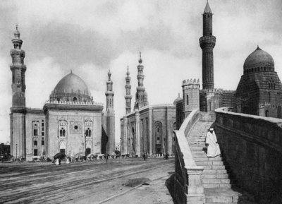 As mesquitas do sultão Hassan e El Rufai, Cairo, Egito, c1920s de Unbekannt