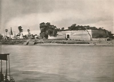O forte de Murhla no Irrawaddy, 1900. de Unbekannt