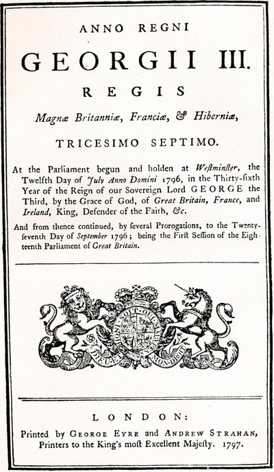 A Lei do Motim, 1797, 1934 de Unbekannt