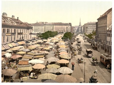 The Naschmarkt, Viena de Unbekannt