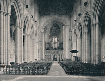 The Nave, Catedral de Ripon, 1904 de Unbekannt