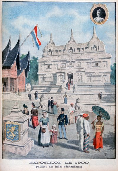 Pavilhão das Índias Holandesas na Exposição Universal de 1900, Paris, 1900 de Unbekannt