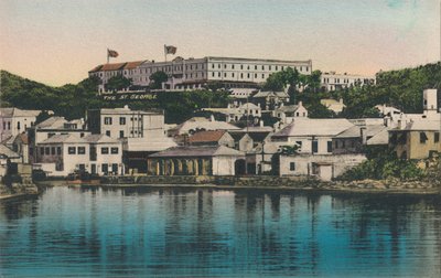 O novo St. George Hotel, St. Georges, Bermudas, início do século XX. de Unbekannt