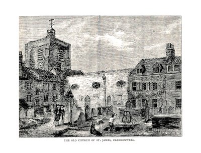 A antiga igreja de São Tiago, 1878 de Unbekannt