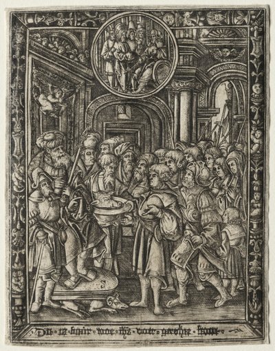 O Velho Rei em Seu Trono, c. 1520 de Unbekannt