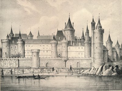 O antigo Louvre em 1670, 1915 de Unbekannt