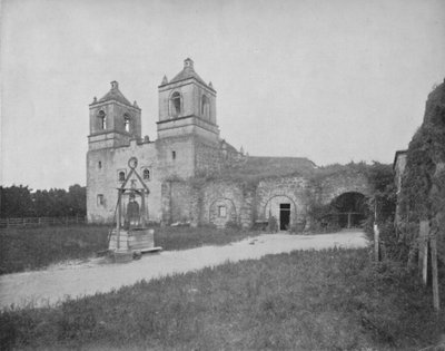 A velha missão em San Antonio, século XIX de Unbekannt