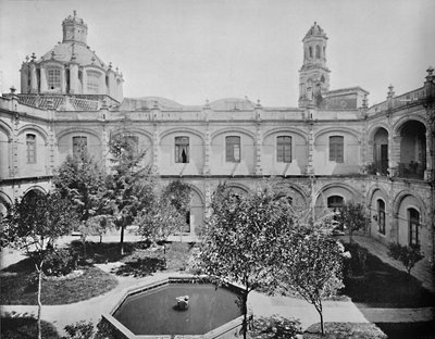 Antigo Convento de San Hipolito, Cidade do México, c1897. de Unbekannt