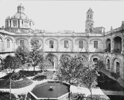 O antigo convento de San Hipolito, Cidade do México, México, c1900. de Unbekannt