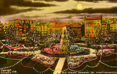 Os jardins velhos de Steine, Brighton, Sussex, c1940 de Unbekannt