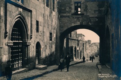 A cidade velha de Rodes, Grécia, 1936 de Unbekannt