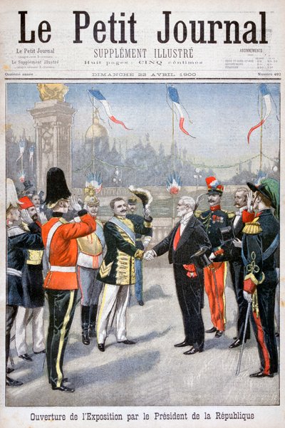 Abertura da Exposição Universal pelo Presidente da República, Paris, 1900 de Unbekannt